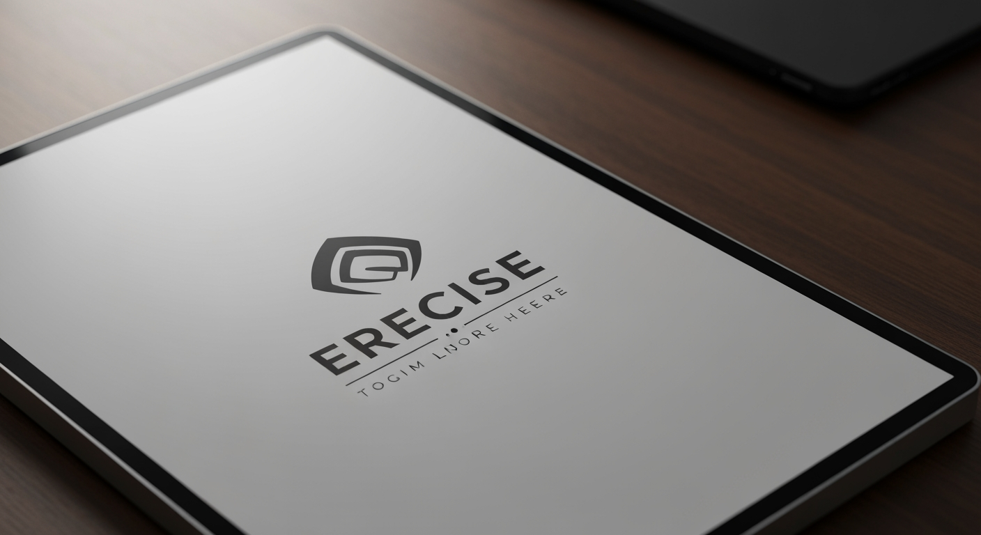 Client presentation mockup concept for logo. Polished scene showing the design direction applied to a realistic surface, screen, poster, or object, premium agency presentation style, no readable placeholder text.