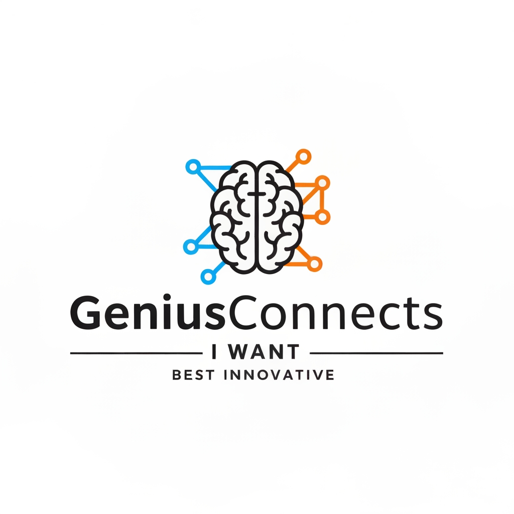geniusconnects i want logo best innnovative