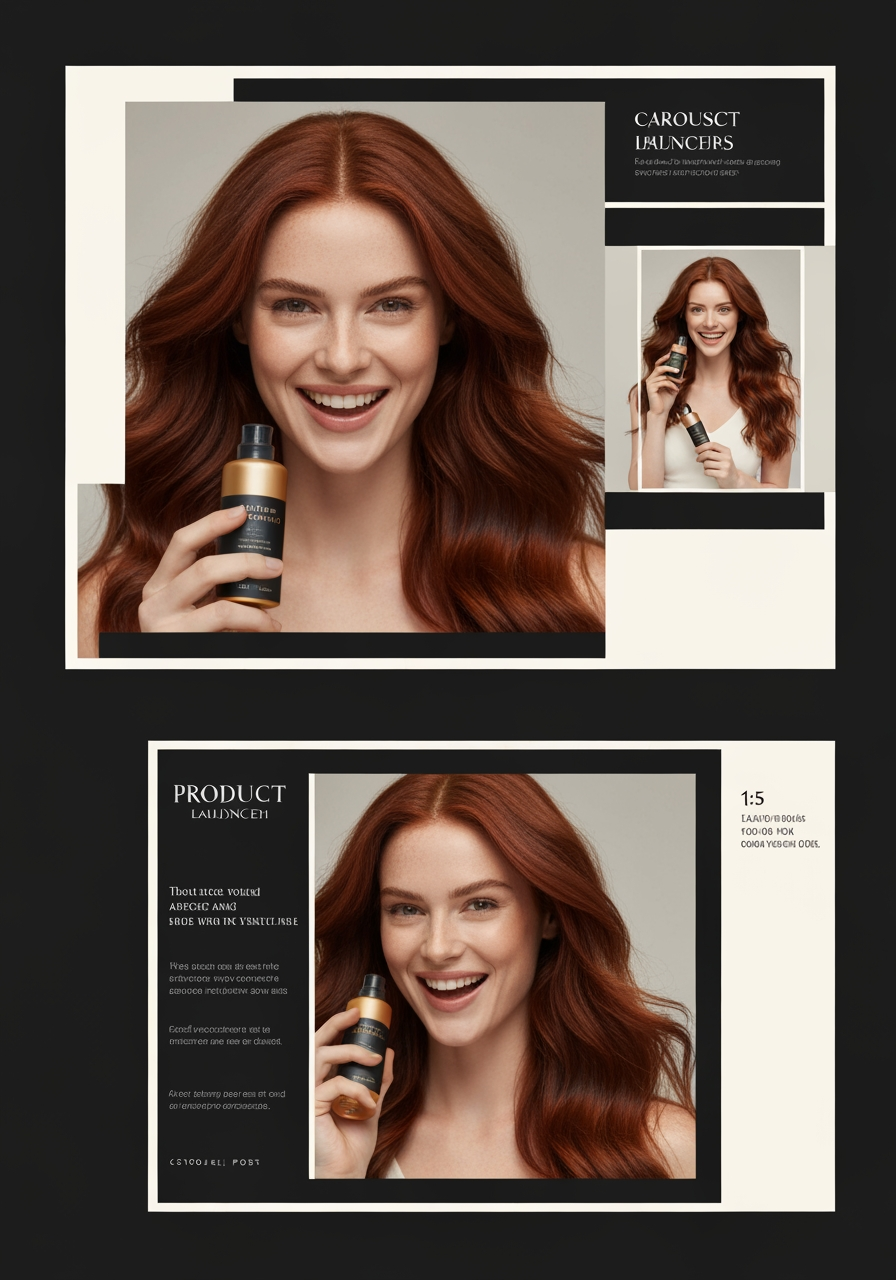 AI Design for Portrait social feed visual concept for Carousel posts for a product launch. Scroll-stopping focal point, editorial crop, balanced foreground and background, designed for a 4:5 feed placement, no generated text or UI elements.