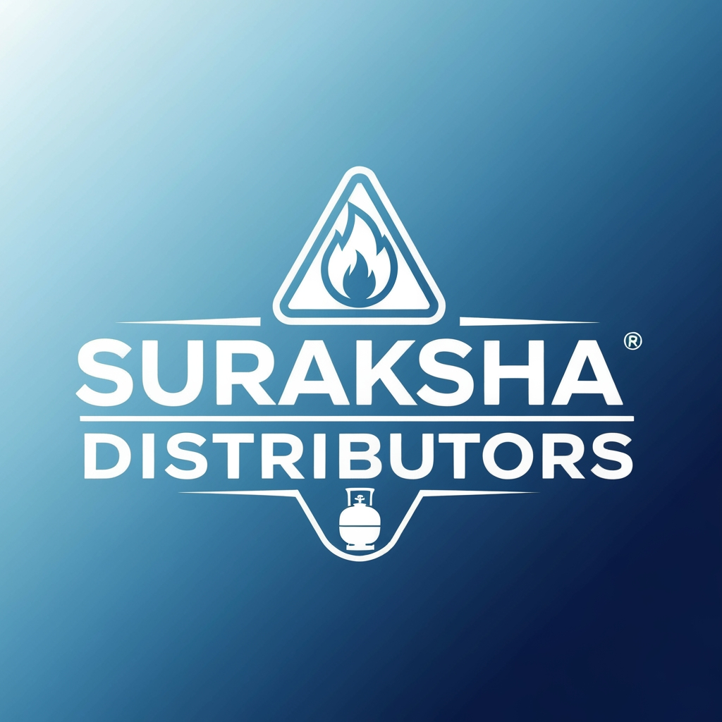 AI Design for i want to create a logo for suraksha indane distributors they they distriubute gas cylinders and other things can you generate one the name is suraksha indane distributors