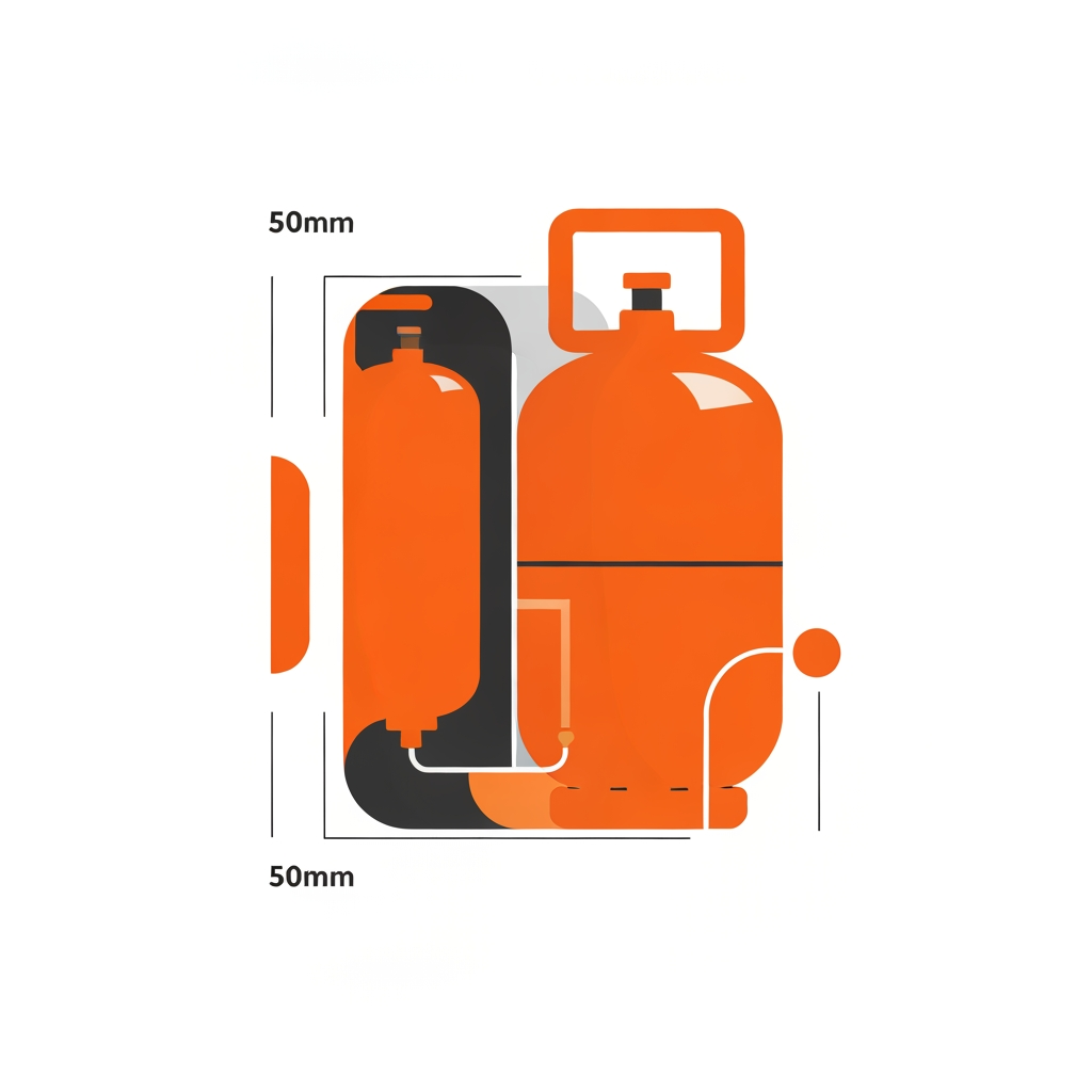 AI Design for do good design with orange color same as indian gas