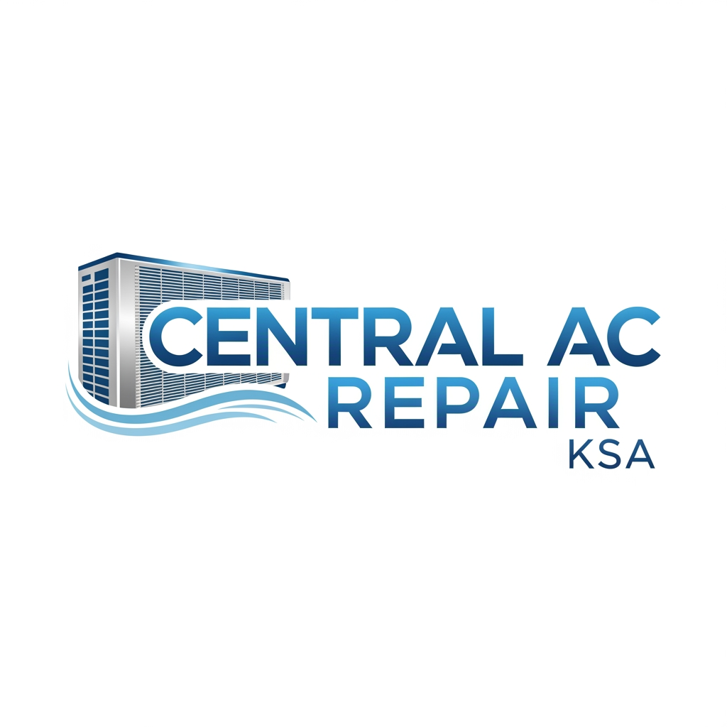 AI Design for Create a horizontal logo for AC Repair shop named "Central AC Repair ksa"