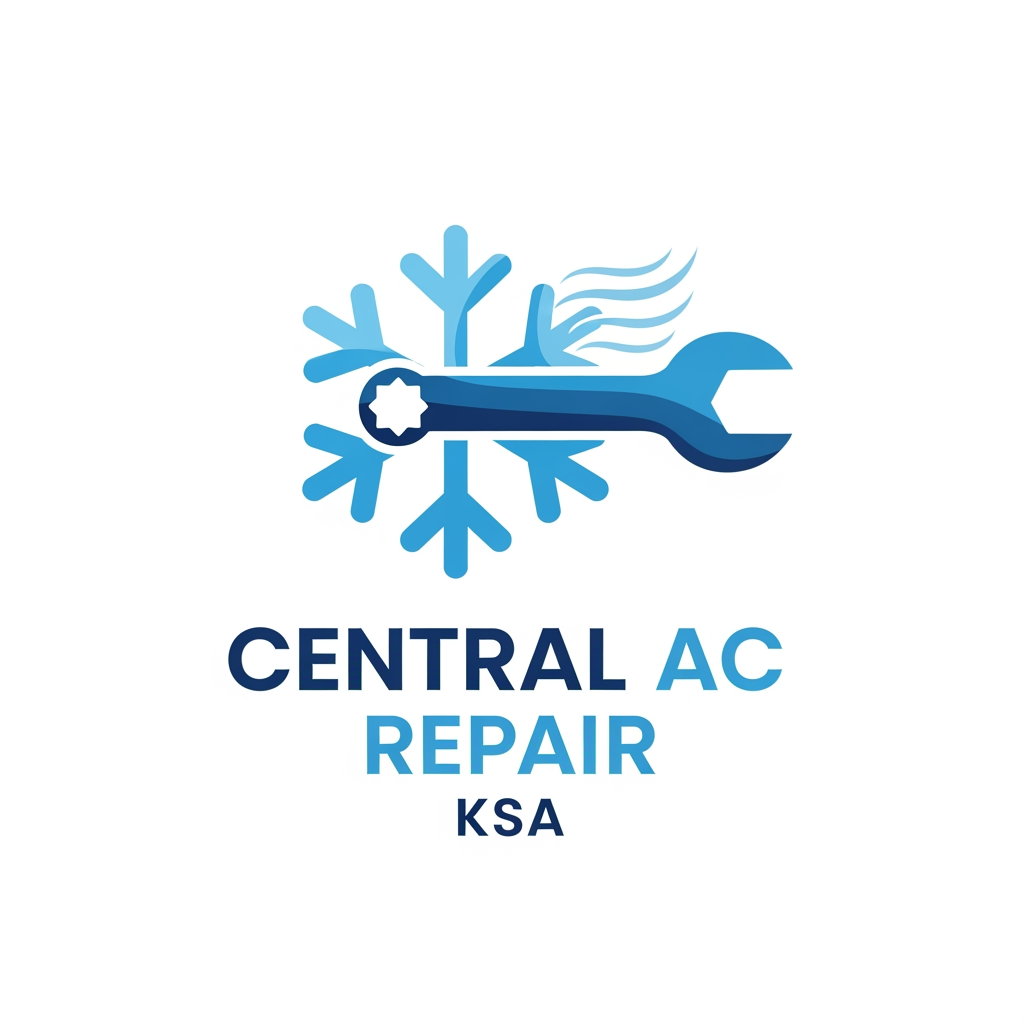 AI Design for Create a logo for AC Repair shop named "Central AC Repair ksa"