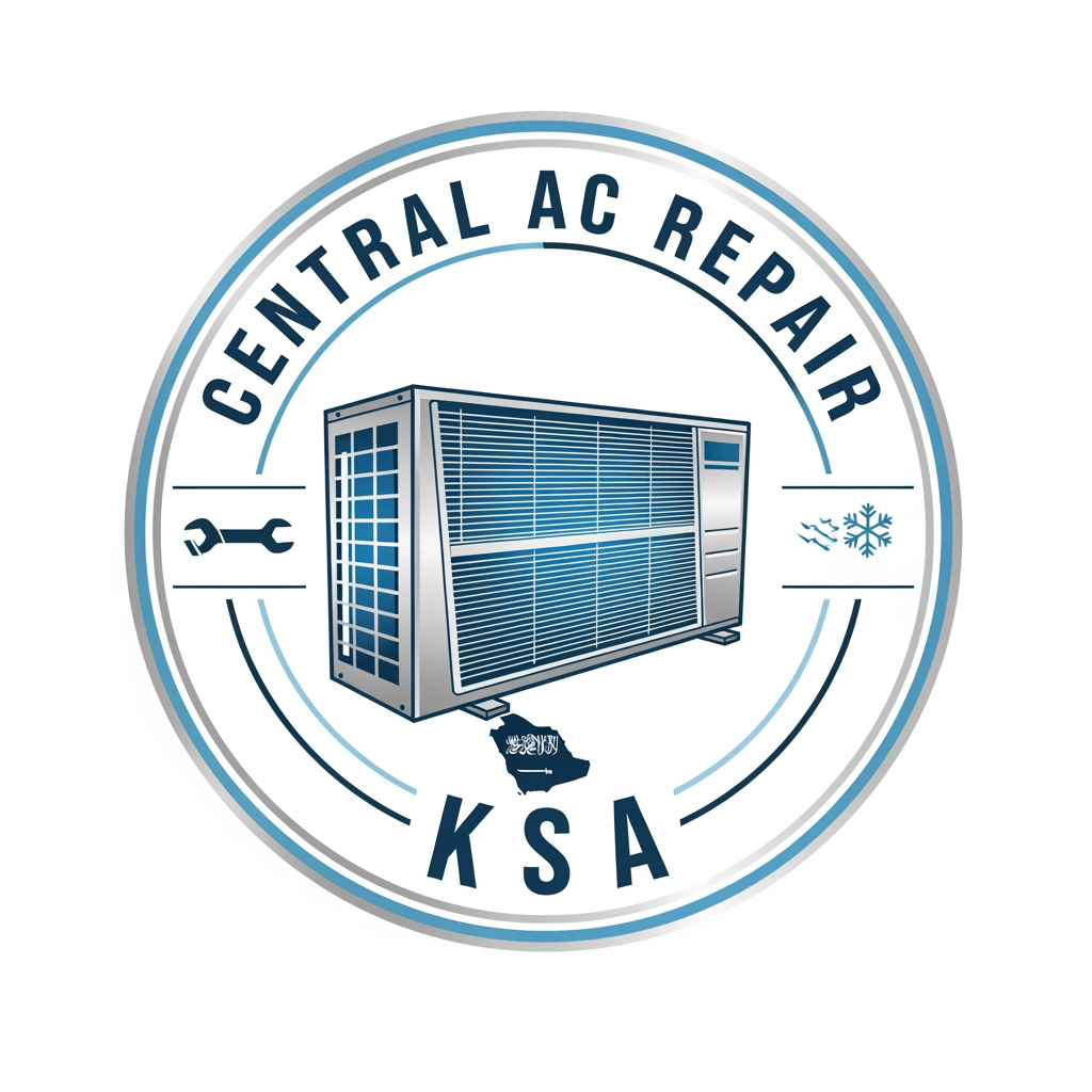 AI Design for Create a logo for AC Repair shop named "Central AC Repair ksa"