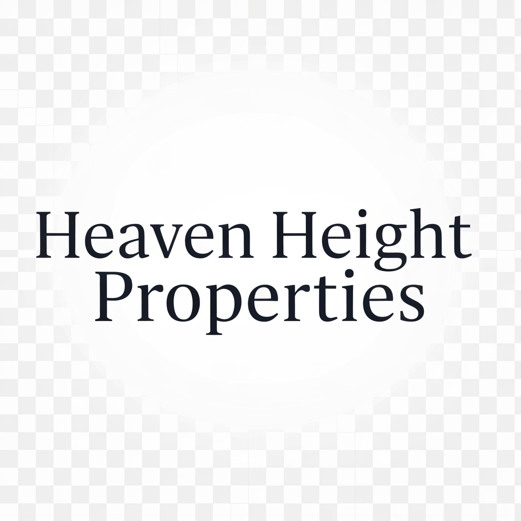 AI Design for Looks good, give me clean and clear png version of "Heaven Height Properties"