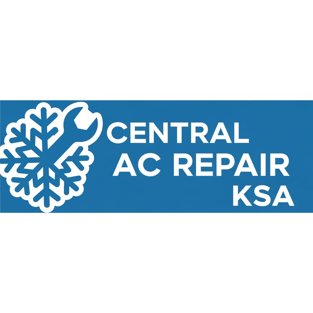 AI Design for Create a horizontal logo for AC Repair shop named "Central AC Repair ksa"