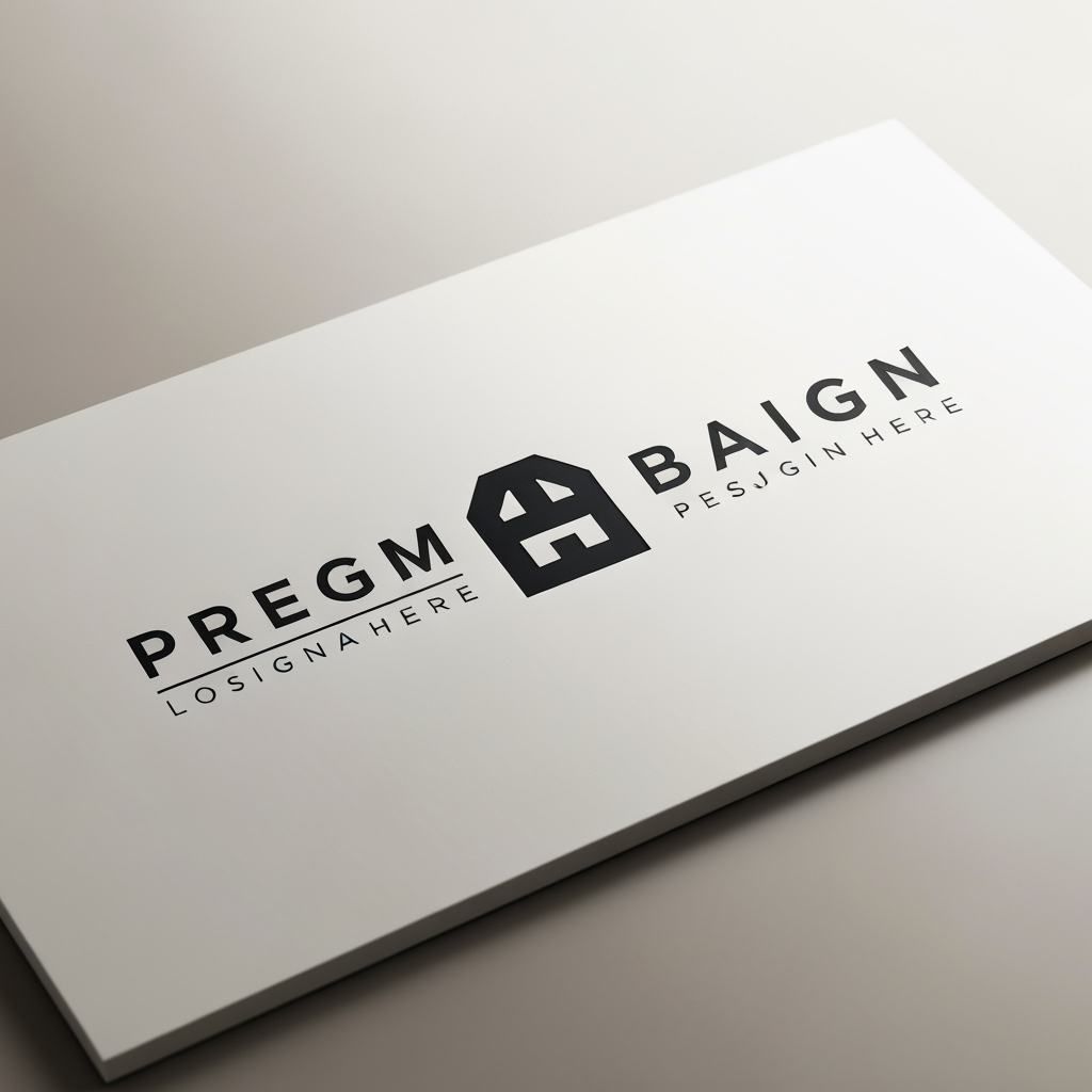 AI Design for Premium logo presentation mockup concept for A logo. Logo or brand mark displayed on a clean neutral surface with subtle depth, refined shadow, precise alignment, elegant design-studio presentation, no extra readable text.