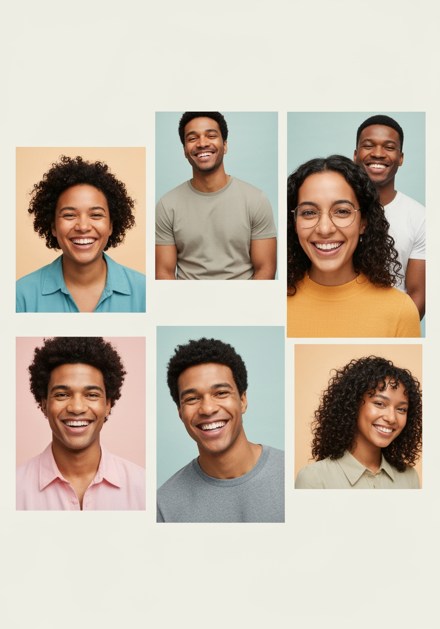 AI Design for Social campaign preview concept for Brand identity directions for a client. Portrait campaign visual that feels ready for client approval, clear focal image, cohesive art direction, clean space for copy to be added later, no generated text.