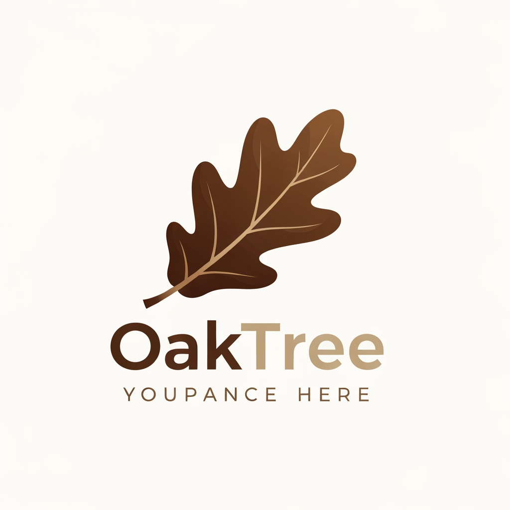 AI Design for make a logo for a comapny named OakTree