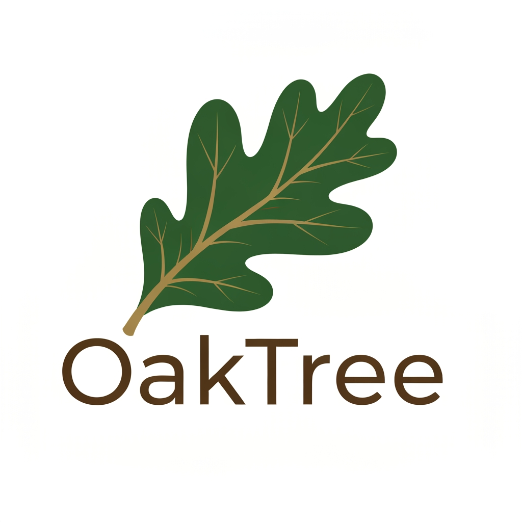 AI Design for make a logo for a comapny named OakTree