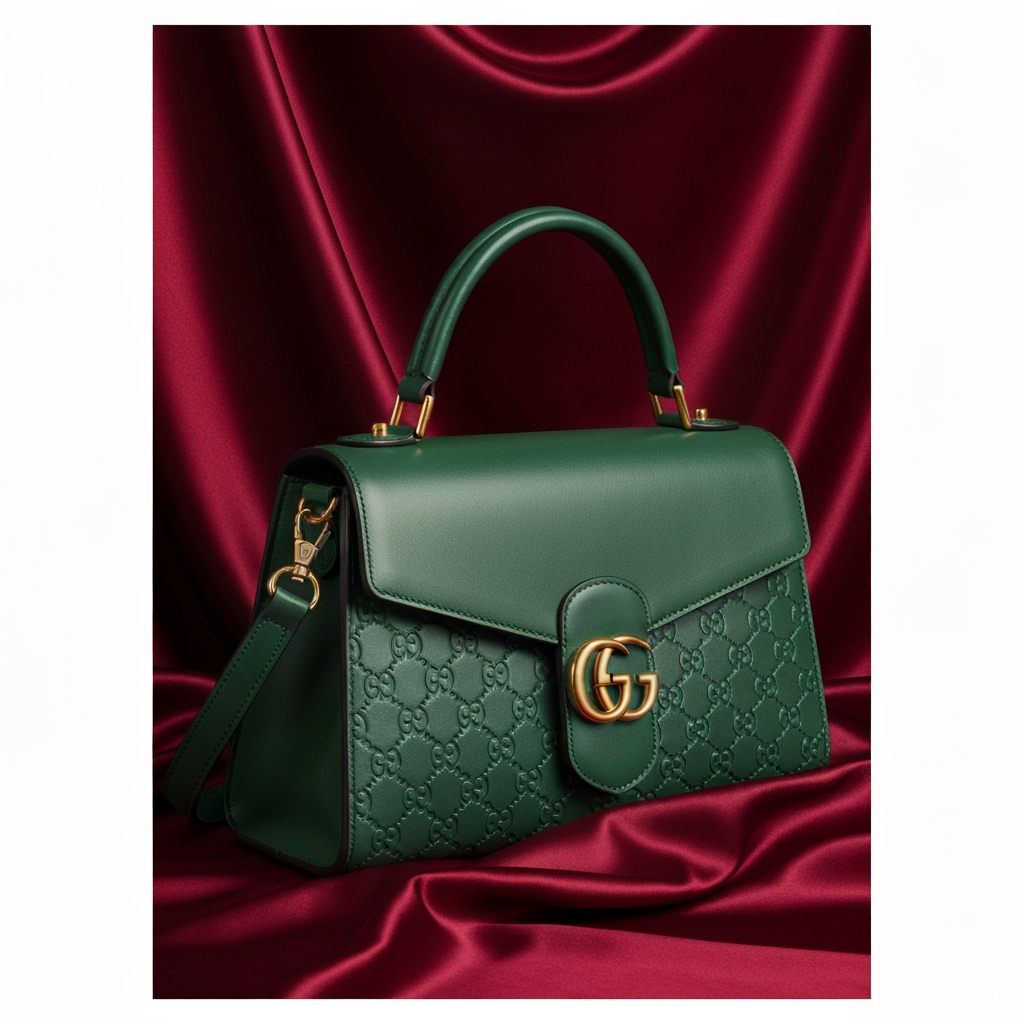 AI Design for i want to create a new gucci brand stylish bag