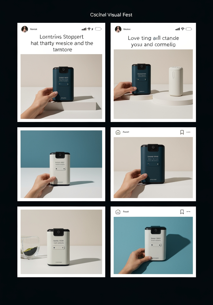 AI Design for Portrait social feed visual concept for Carousel posts for a product launch. Scroll-stopping focal point, editorial crop, balanced foreground and background, designed for a 4:5 feed placement, no generated text or UI elements.