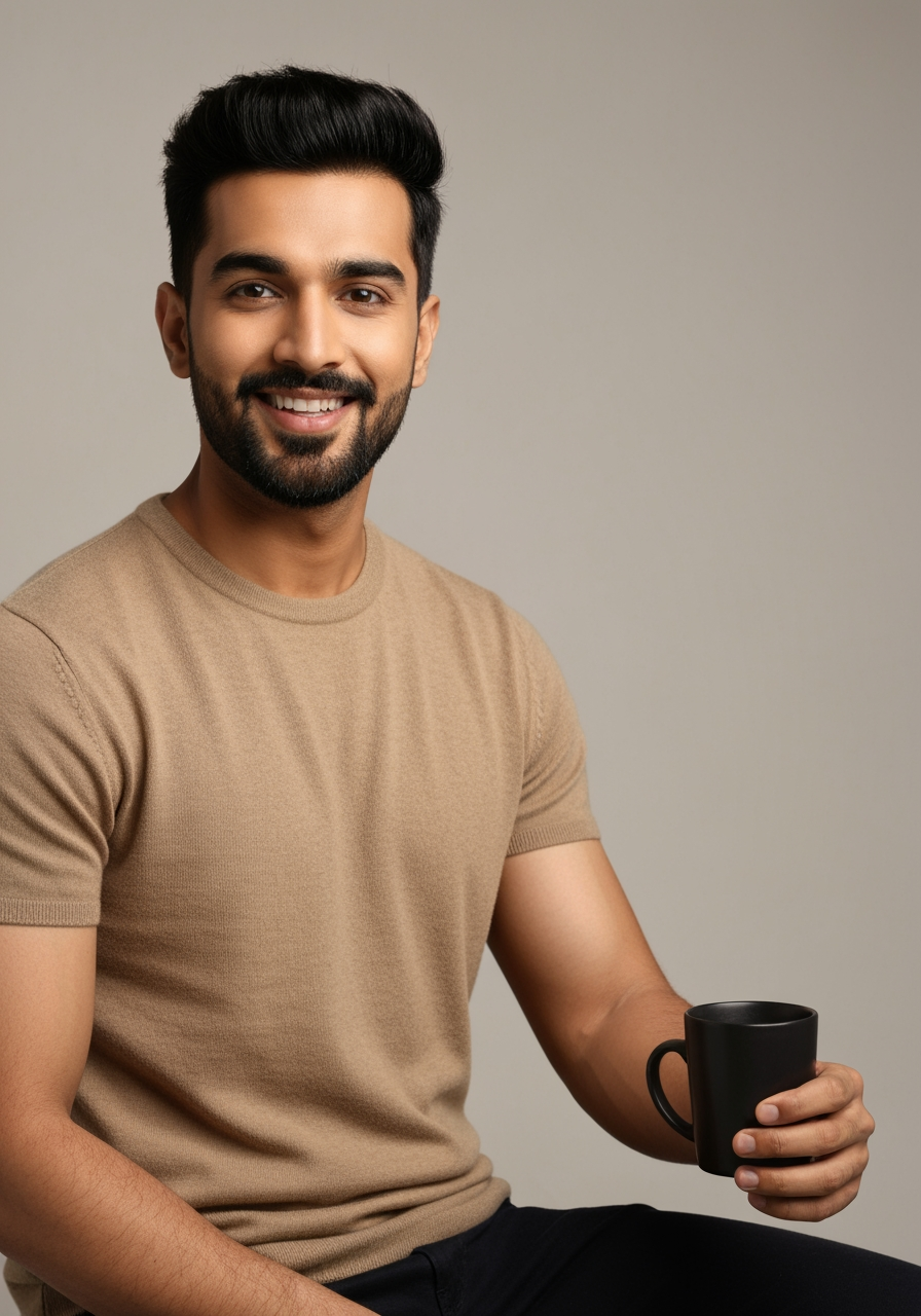 AI Design for Social campaign preview concept for Brand identity directions for a client. Portrait campaign visual that feels ready for client approval, clear focal image, cohesive art direction, clean space for copy to be added later, no generated text.