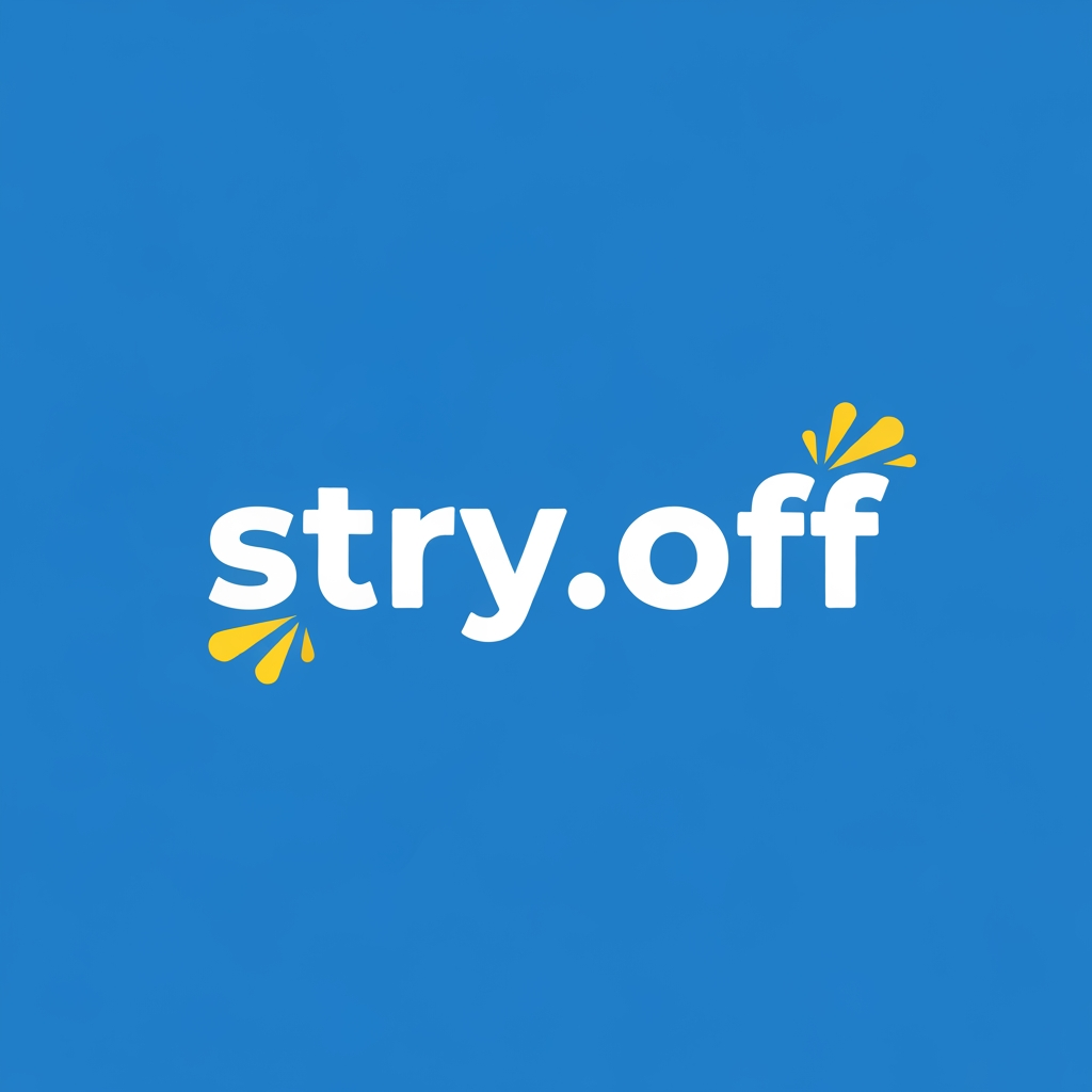 AI Design for my using Instagram account logo in i using insta dp then create logo dp . then my account name is "stry.off " this is my account name then creat a morden type logo just looking a for happiying . textographikall logo for engaging
