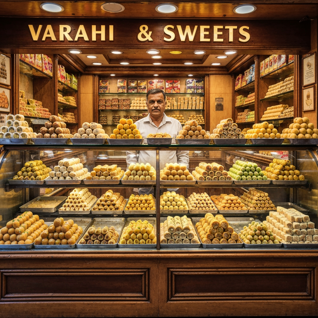AI Design for Varahi sweets