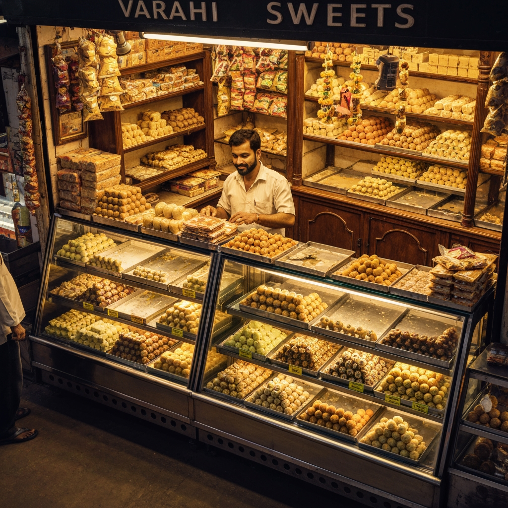 AI Design for Varahi sweets