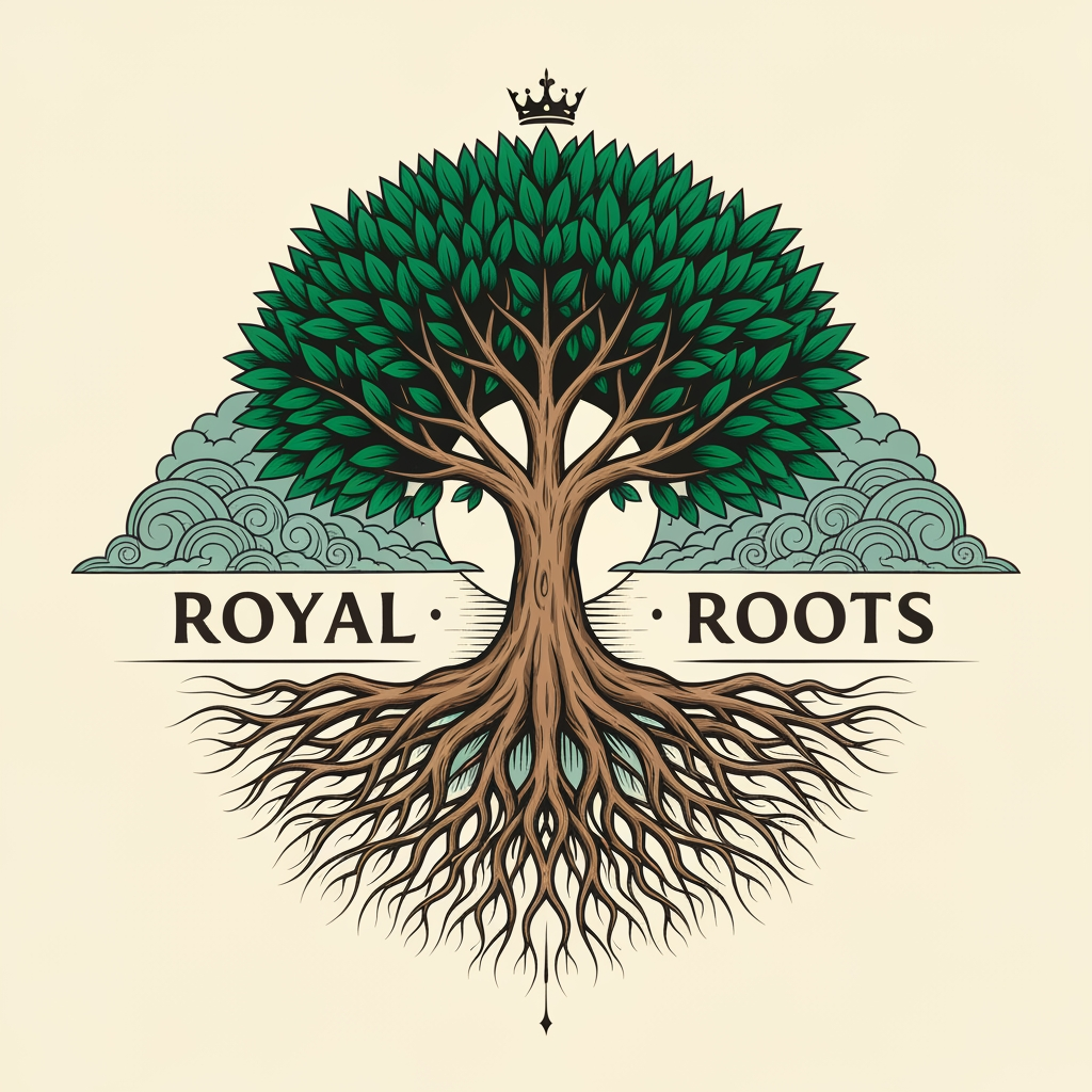 AI Design for Royal Roots logo