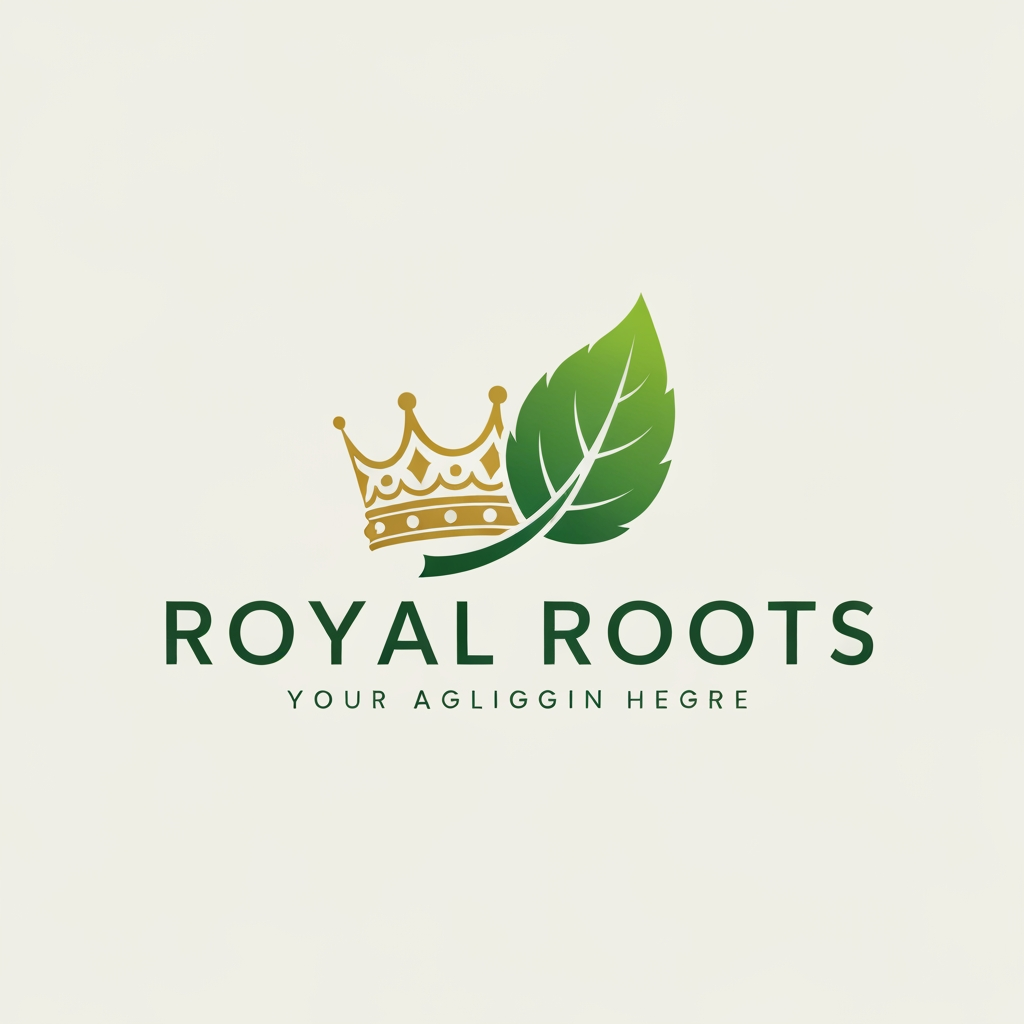 AI Design for Royal Roots logo