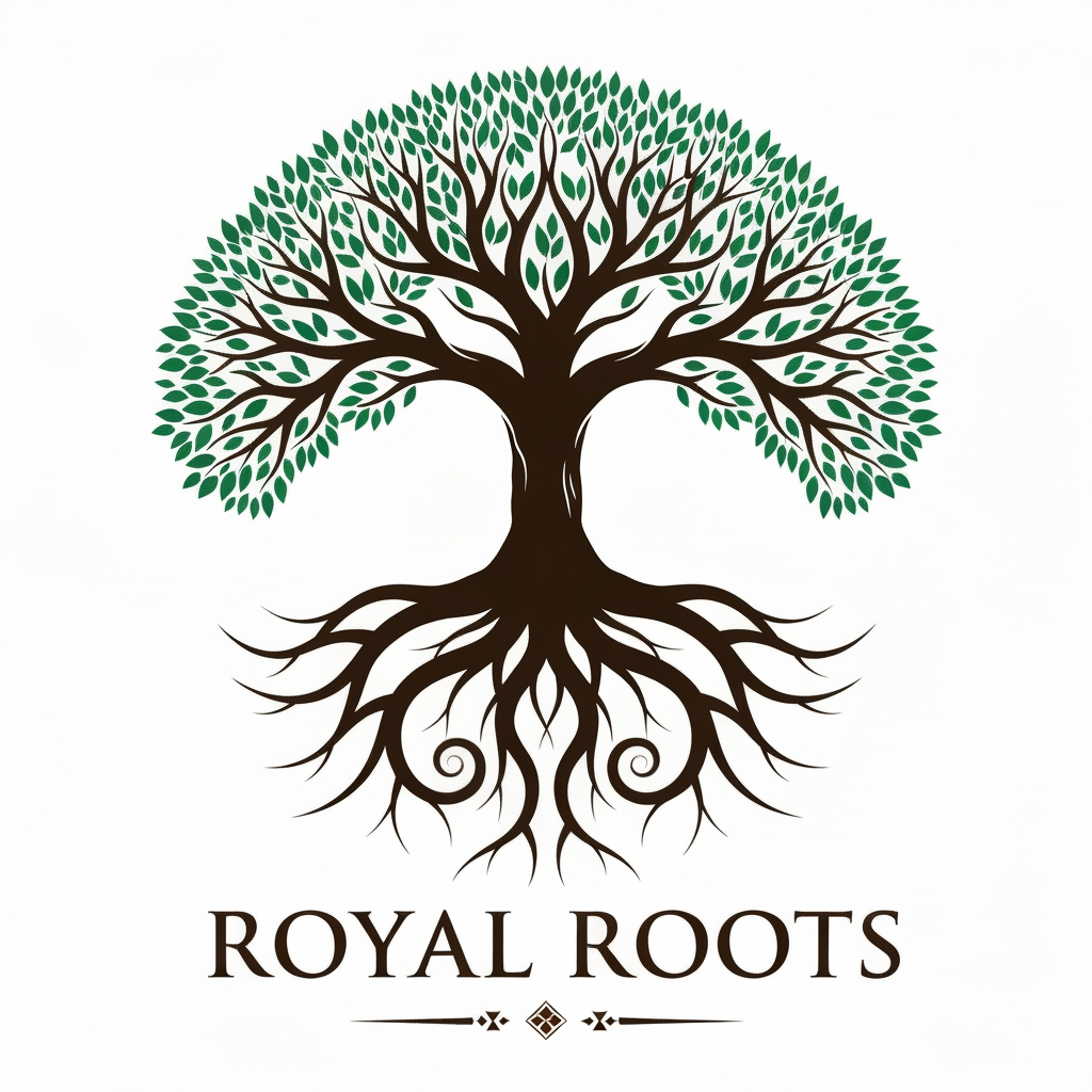 AI Design for Royal Roots logo