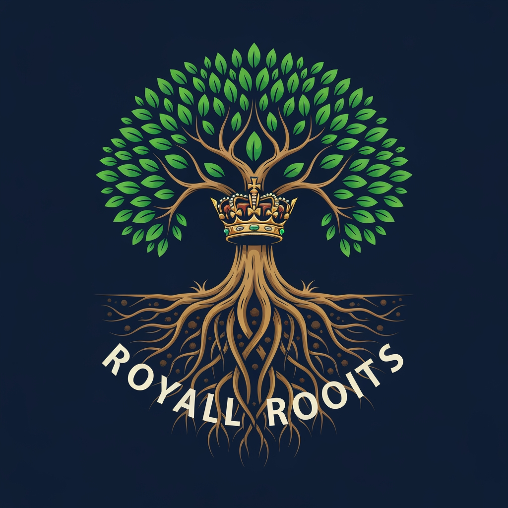 AI Design for Royal Roots logo