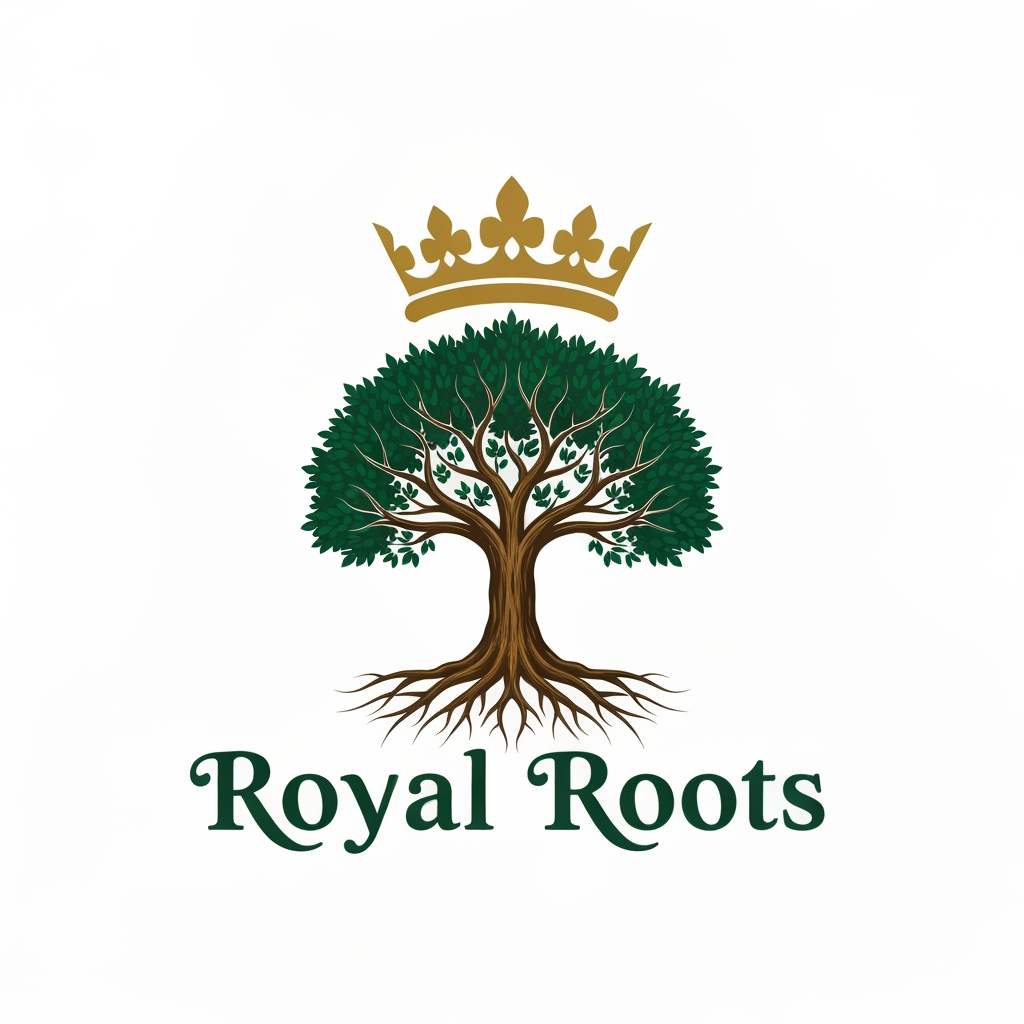 AI Design for Royal Roots logo