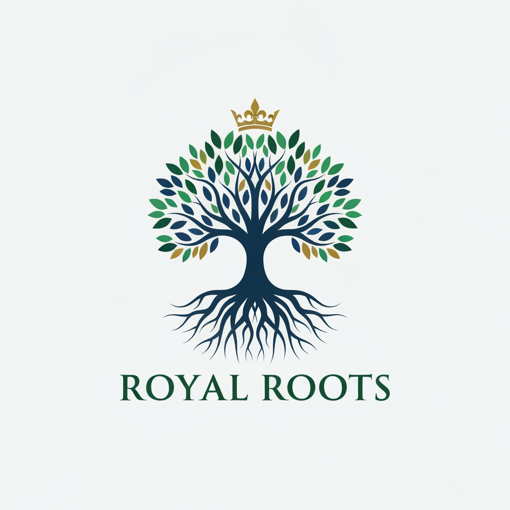 AI Design for Royal Roots logo