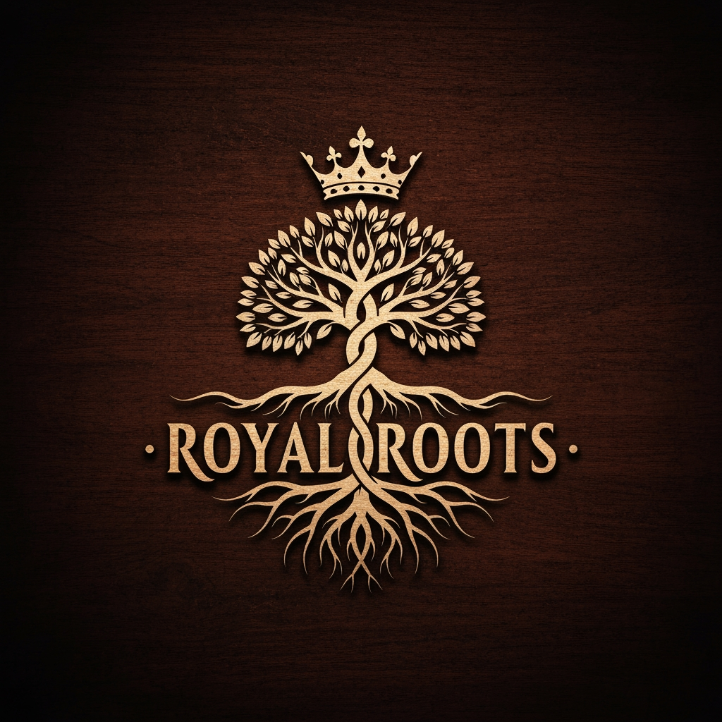 AI Design for Royal Roots logo