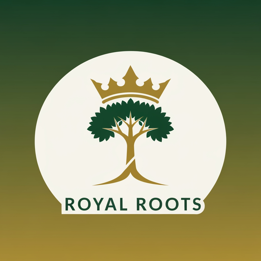 AI Design for Royal Roots logo