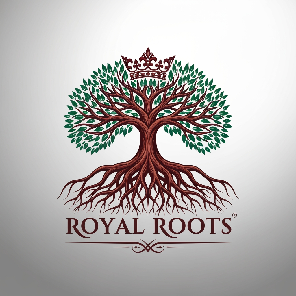 AI Design for Royal Roots logo