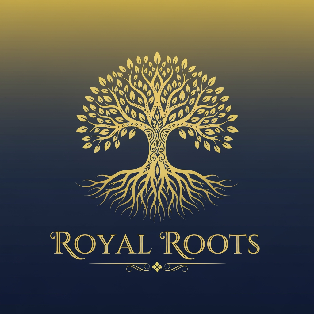 AI Design for Royal Roots logo