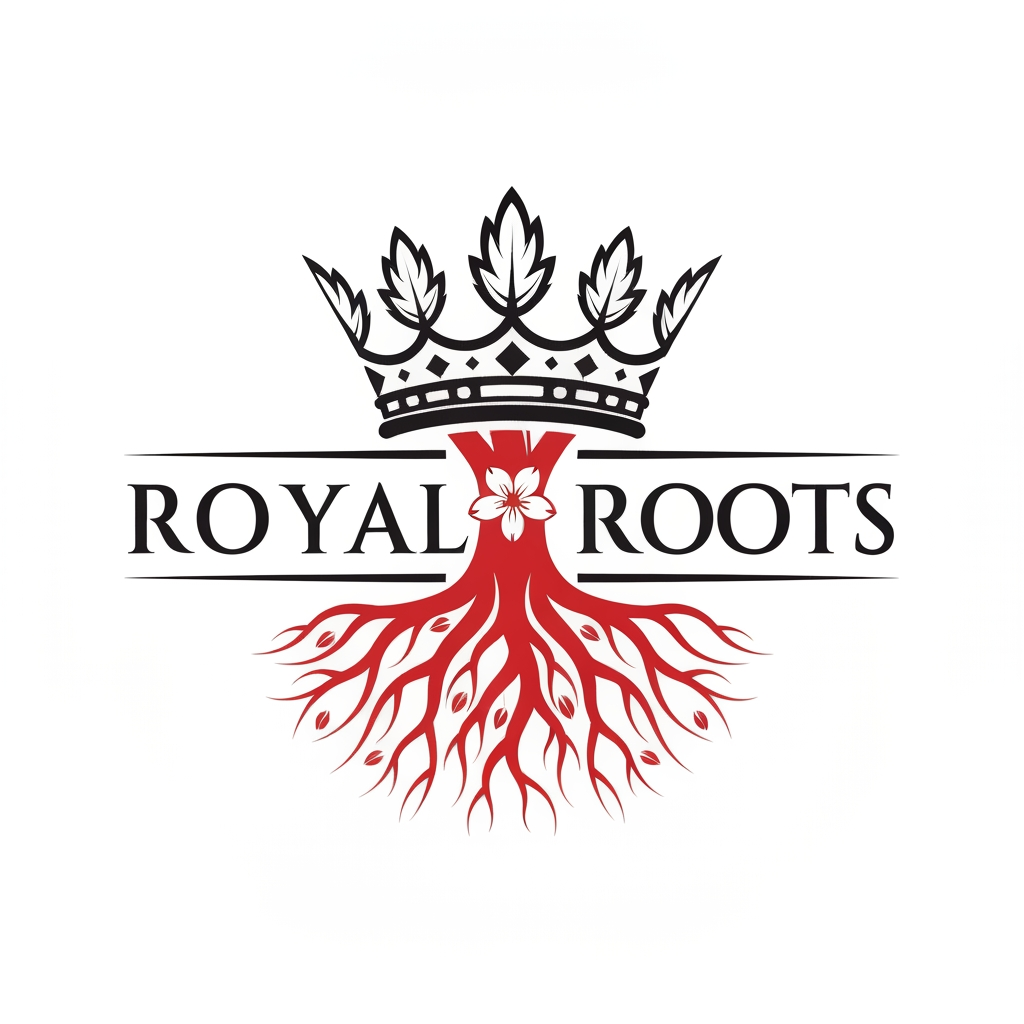 AI Design for Royal Roots logo