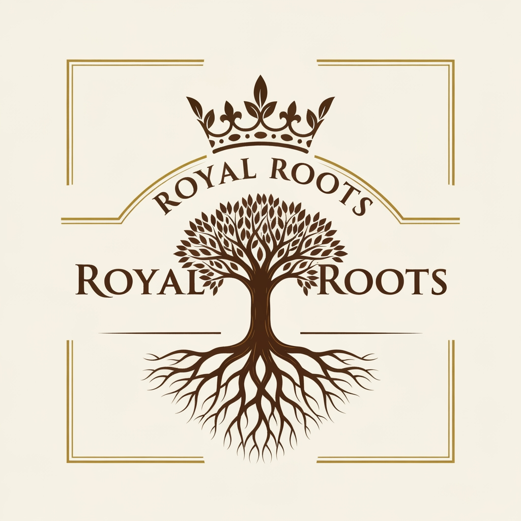 AI Design for Royal Roots logo