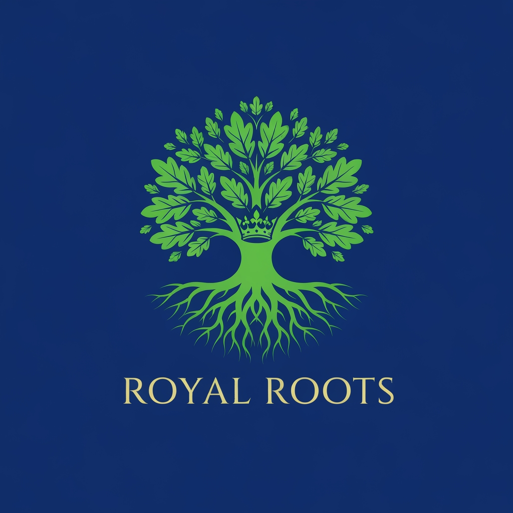 AI Design for Royal Roots logo