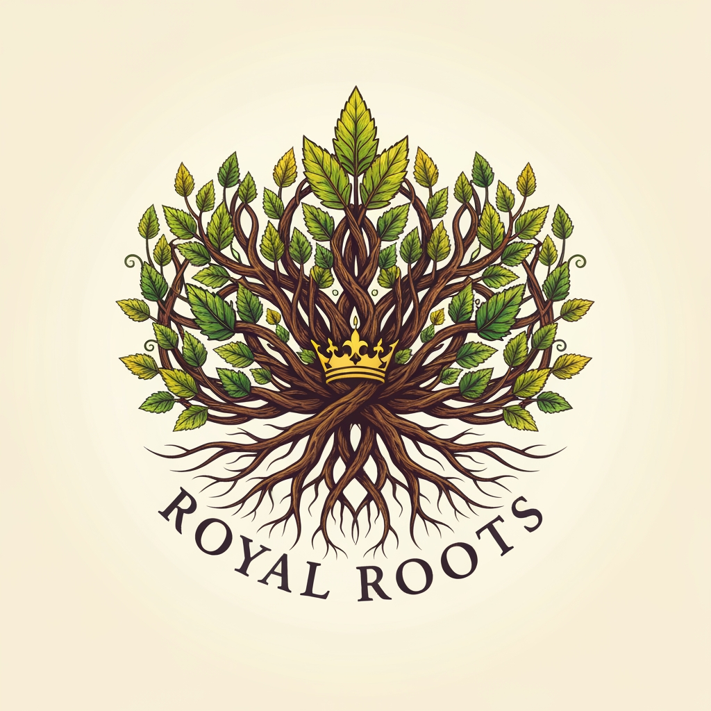 AI Design for Royal Roots logo