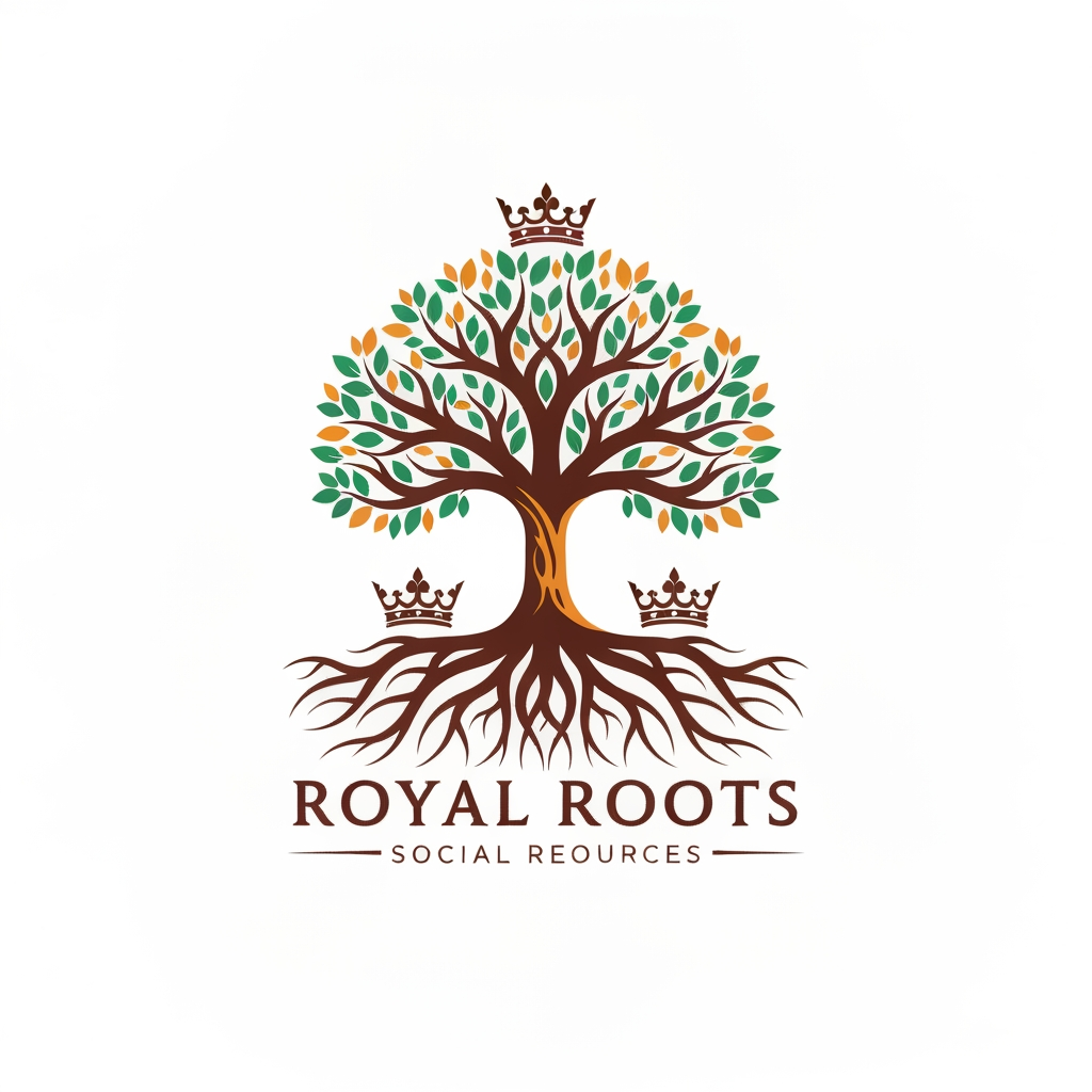 AI Design for Royal Roots logo
