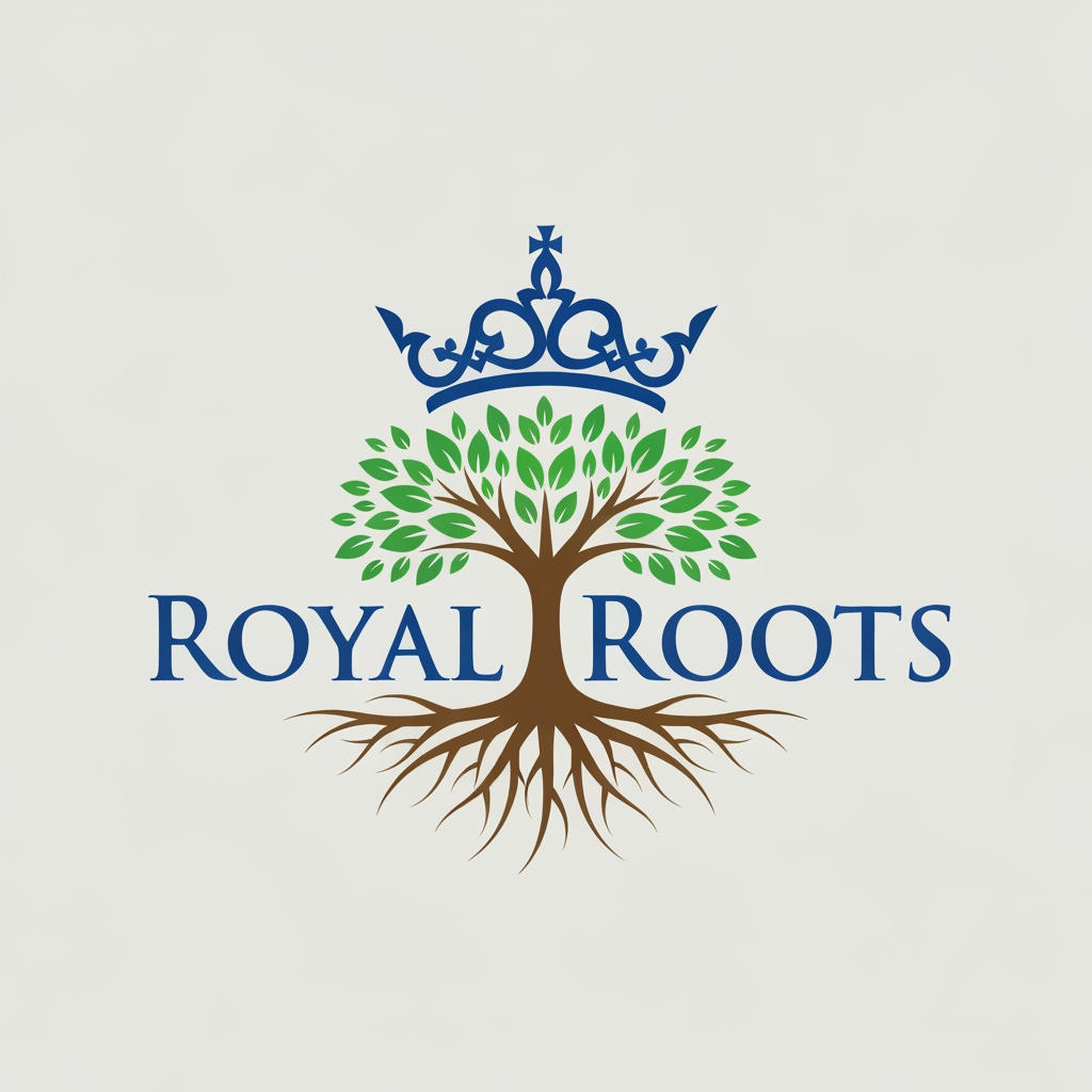 AI Design for Royal Roots logo