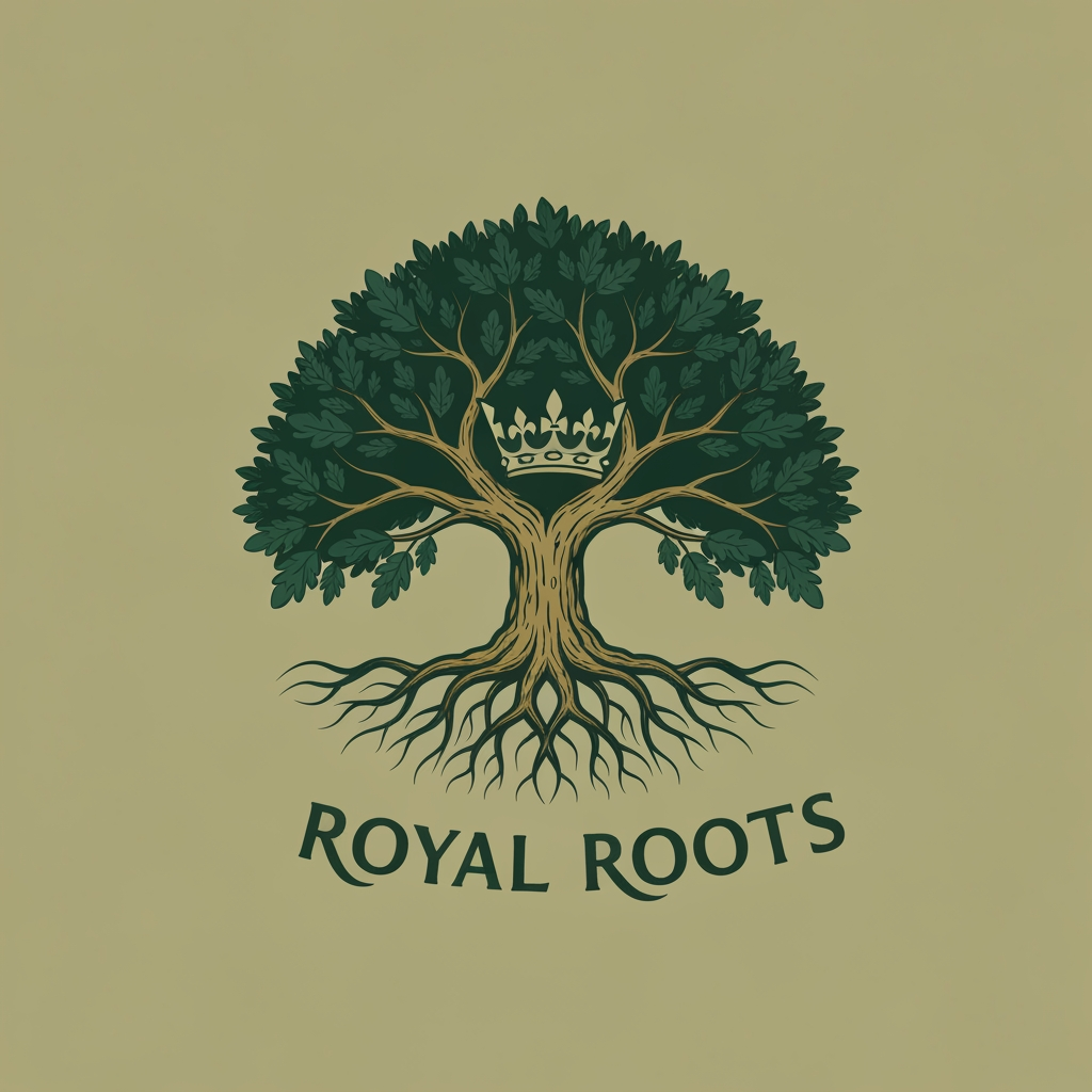 AI Design for Royal Roots logo