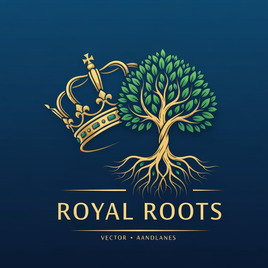 AI Design for Royal Roots logo