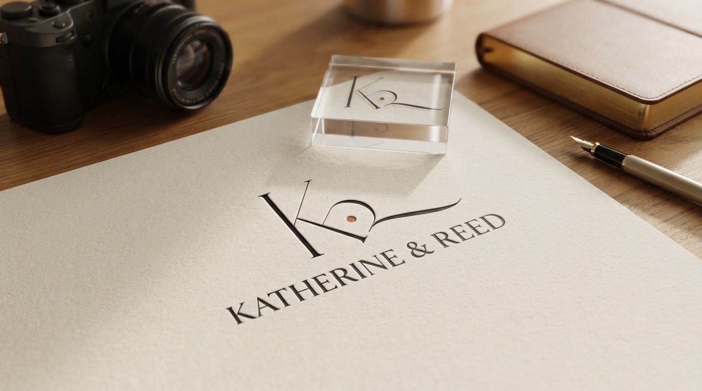 AI Design for Client presentation mockup for brand. Polished scene showing the design direction applied to a realistic surface, screen, poster, or object, premium agency presentation style, no readable placeholder text.
Incorporate the attached brand element reference image (Reference A: brand element "K&R Minimalist Mark") into the composition where natural — preserve the depicted brand element's appearance.