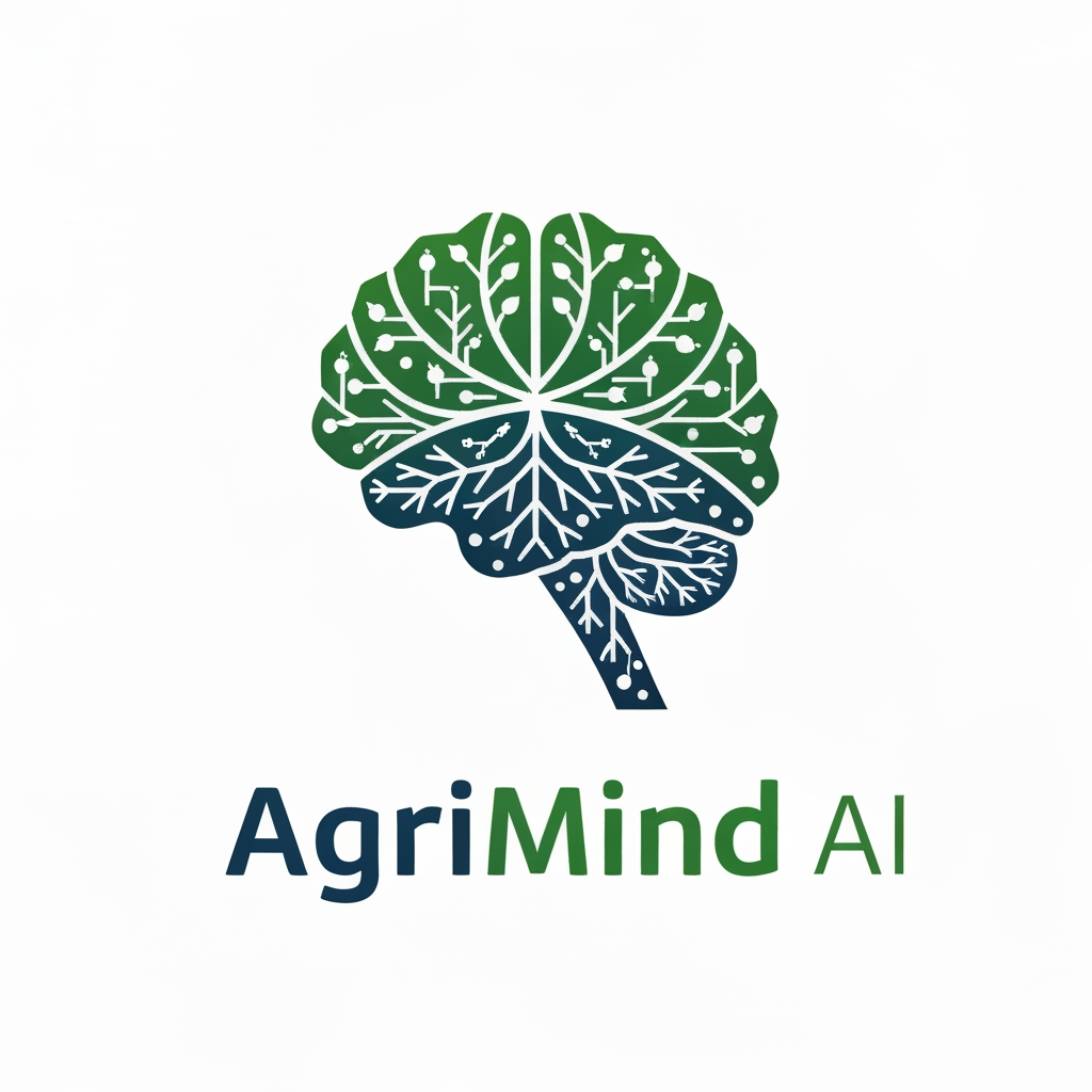 AI Design for create a logo on AgriMind AI