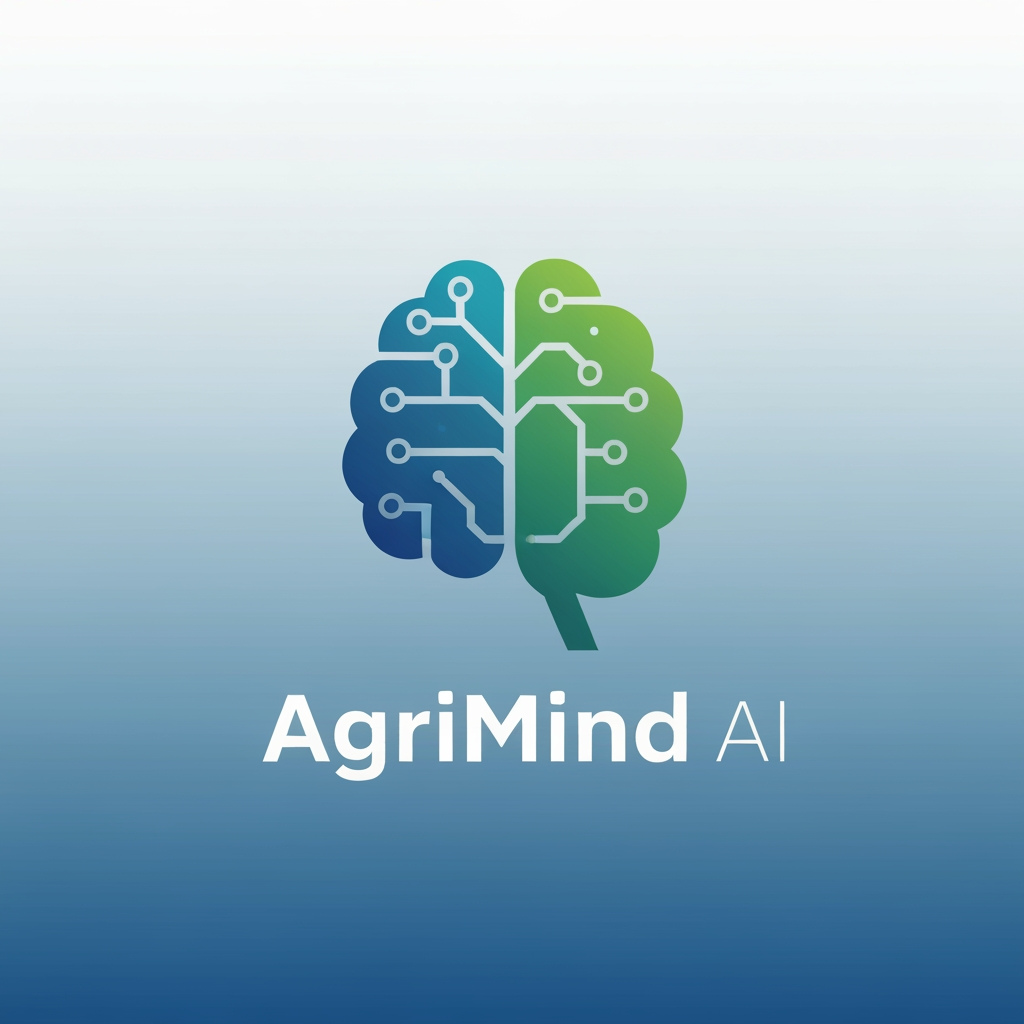 AI Design for create a logo on AgriMind AI