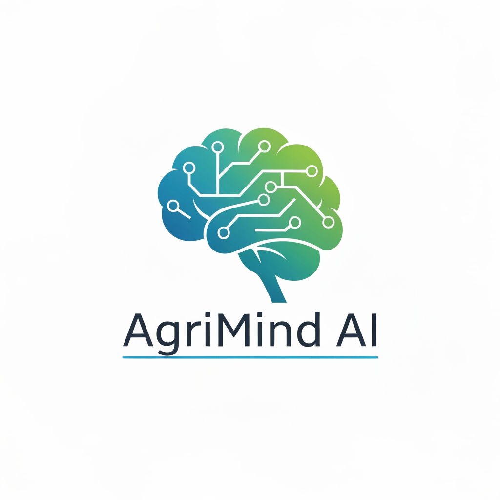 AI Design for create a logo on AgriMind AI