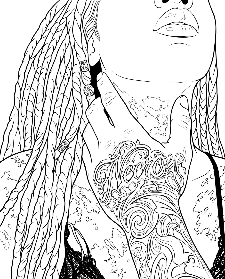 AI Design for create a highly detailed clean lineart illustration of this image
no shading only lineart