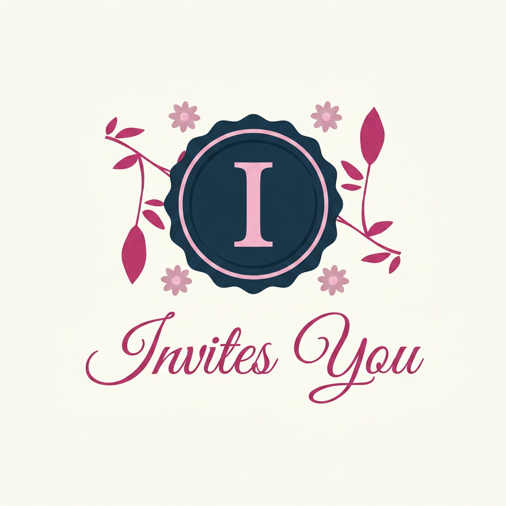 AI Design for I WANT TO CREATE A INVITATION APPLICATION LOGO MY APPLICATION NAME IS "invites you"
