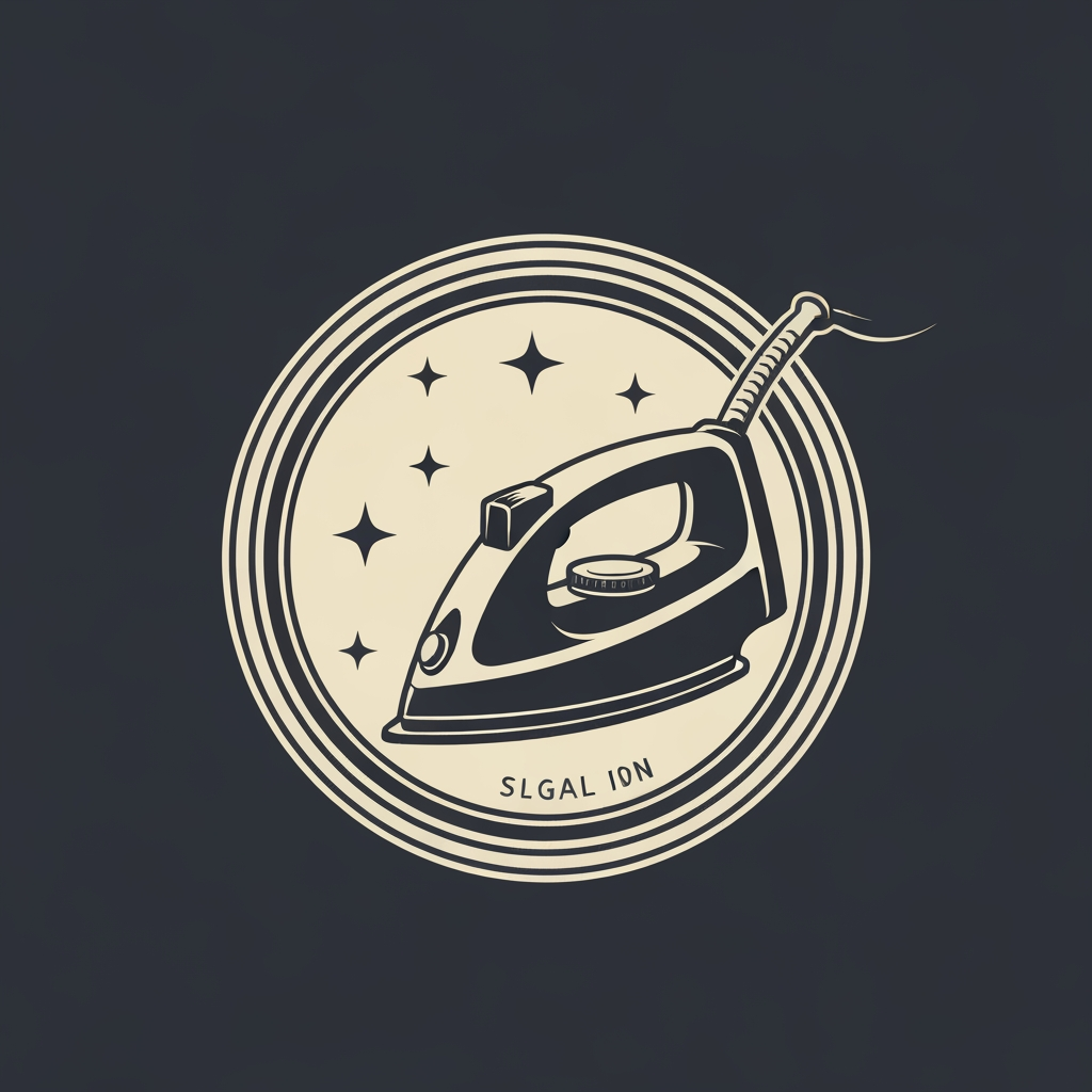AI Design for Ironing logo
