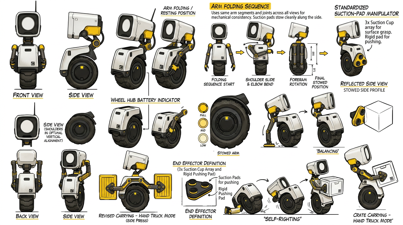 AI Design for create a highly detailed colored illustration of this sketch, maintain consistency & detail across all. color scheme is yellow, white and black. illustrations should be on solid white background