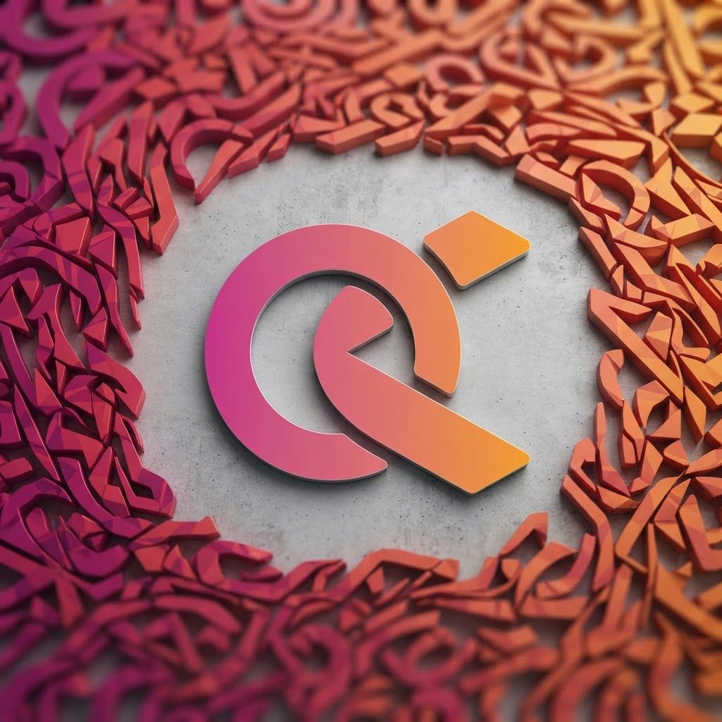 AI Design for Premium logo presentation mockup concept for Design a series of high-motion background patterns and textures inspired by the logo's geometric structure and vibrant color transition for a bold campaign.. Logo or brand mark displayed on a clean neutral surface with subtle depth, refined shadow, precise alignment, elegant design-studio presentation, no extra readable text.
Incorporate the attached brand element reference image (Reference A: brand element "Keytag Icon") into the composition where natural — preserve the depicted brand element's appearance.