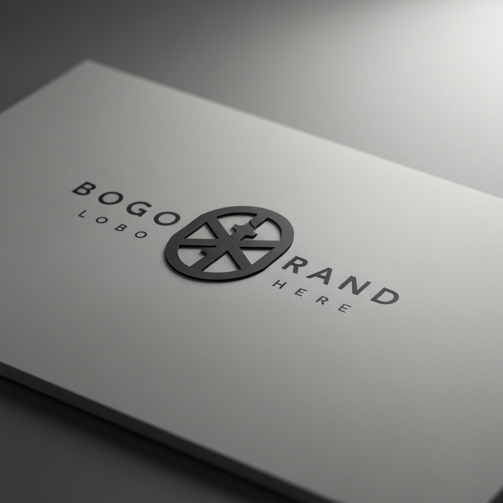 AI Design for Premium logo presentation mockup concept for Brand identity directions for a client. Logo or brand mark displayed on a clean neutral surface with subtle depth, refined shadow, precise alignment, elegant design-studio presentation, no extra readable text.