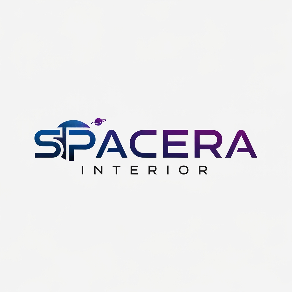 AI Design for I want to create a logo for my company. its name is SPACERA INTERIOR