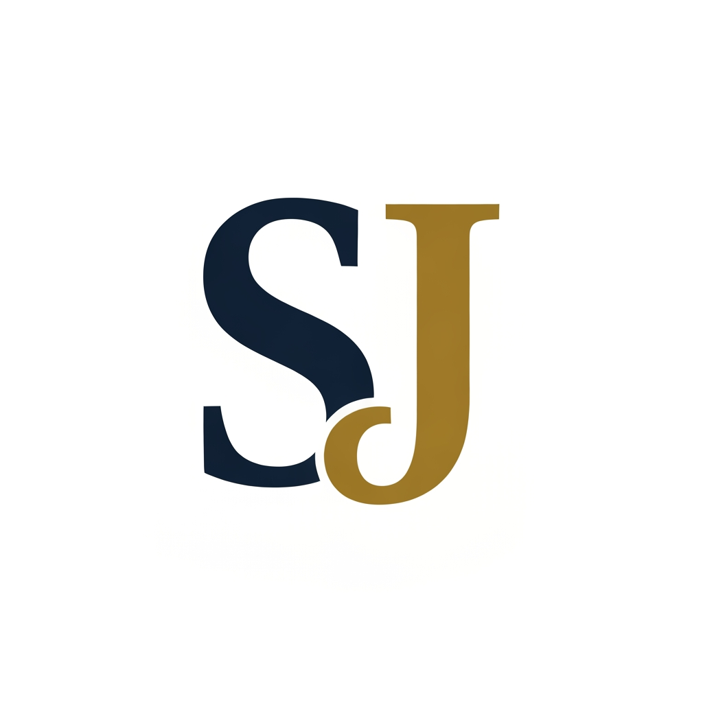 AI Design for create a logo with name of SJ